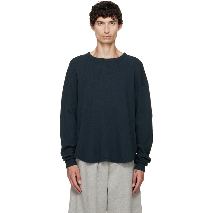 Photo: Les Tien Black Thermal Baseball Hem T-shirt