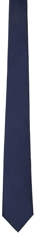 Photo: Burberry Navy Silk Classic Cut Tie
