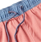 Faherty - Beacon Mid-Length Swim Shorts - Orange