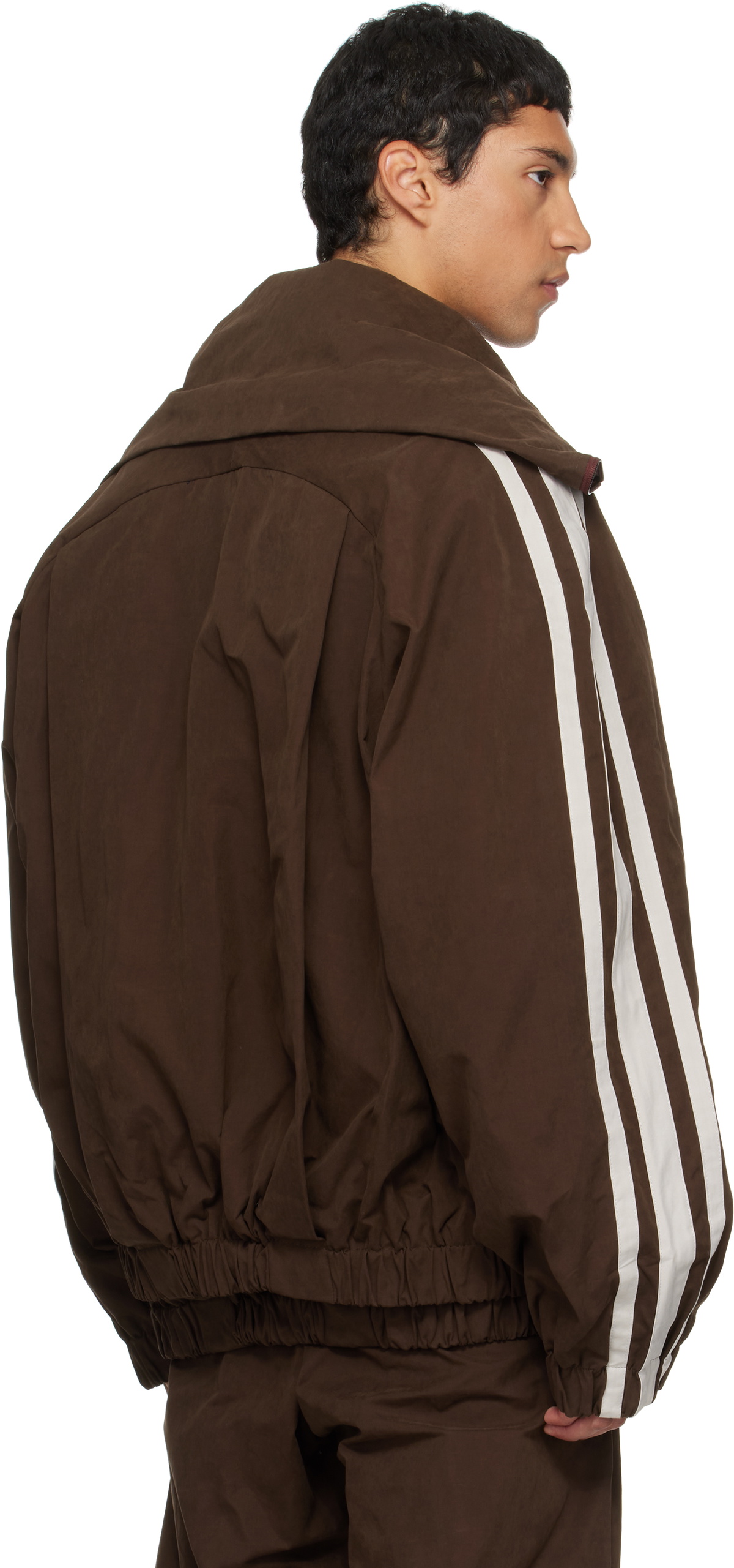 EGONlab Brown Fusion Track Jacket