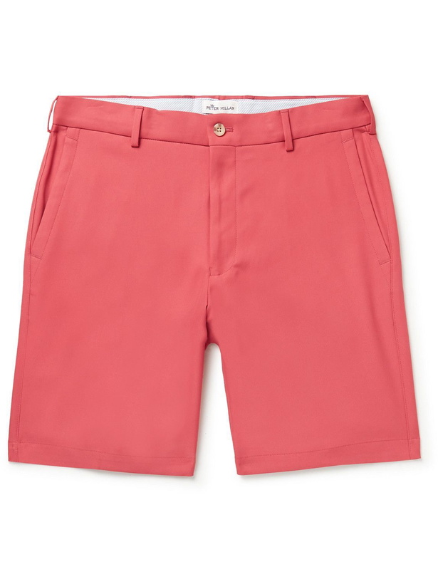 Photo: Peter Millar - Salem Slim-Fit Tech-Twill Golf Shorts - Red