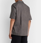 Rhude - Camp-Collar Printed Cotton-Poplin Shirt - Black