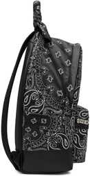 AMIRI Black Bandana Classic Backpack