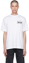 Aries White Temple T-Shirt