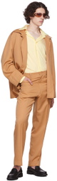 Factor's Tan Tailored Trousers