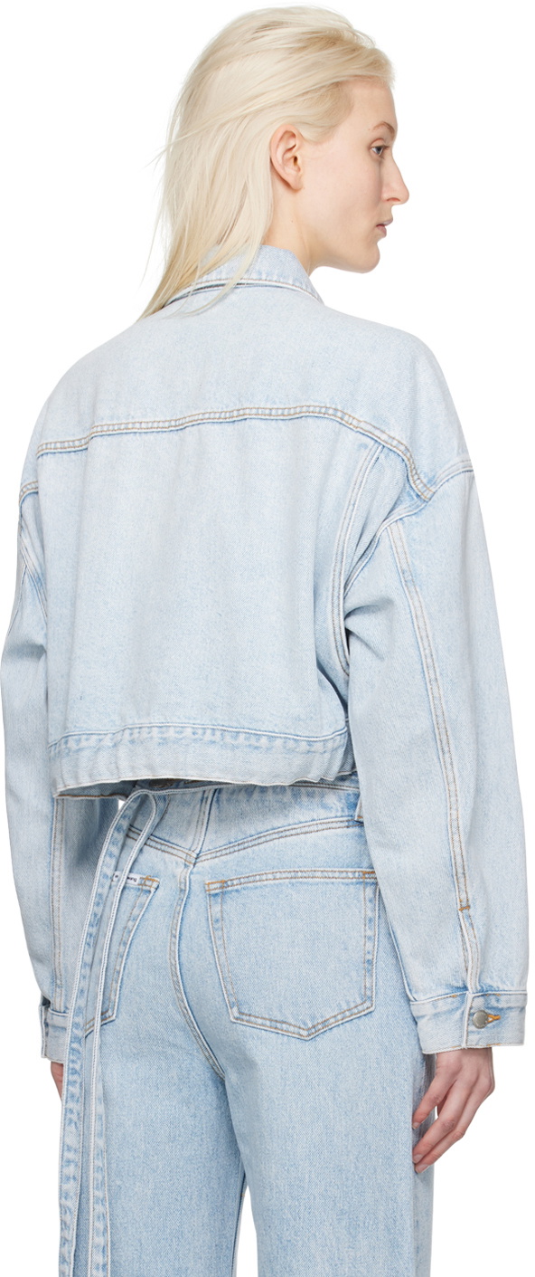 Alexander Wang Blue Cinch Jacket
