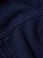 Blue Blue Japan - Embroidered Garment-Dyed Cotton Trucker Jacket - Blue