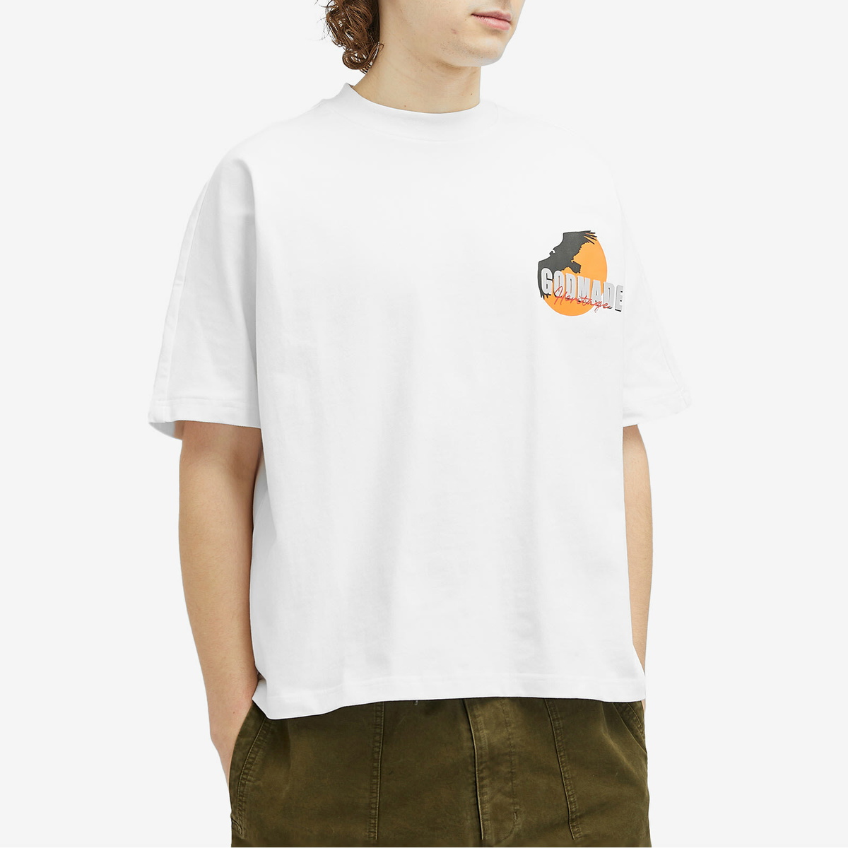 God Made Men's Heritage T-Shirt in White