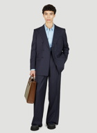 Horsebit Tailored Blazer in Dark Blue