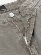 Enfants Riches Déprimés - Straight-Leg Paint-Splattered Cotton-Canvas Trousers - Gray