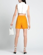 Nanushka Womens Shorts & Bermuda Shorts in Mandarin