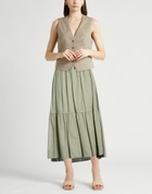 Peserico Womens Maxi skirt in Sage green