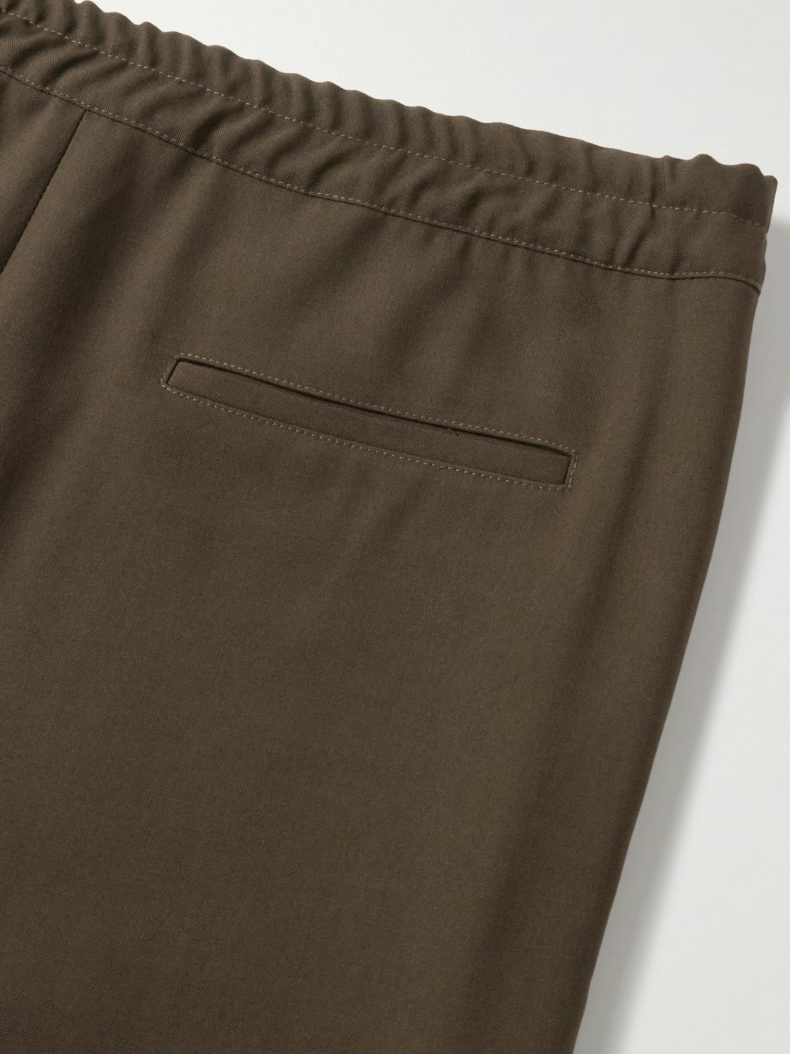 The Row - Ari Straight-Leg Wool Trousers - Brown