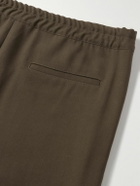 The Row - Ari Straight-Leg Wool Trousers - Brown