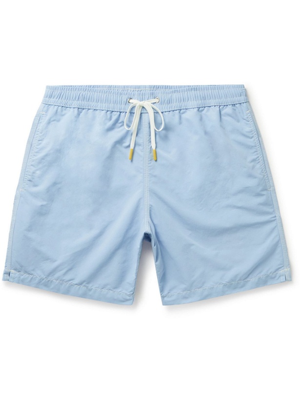 Photo: Hartford - Slim-Fit Mid-Length Swim Shorts - Blue