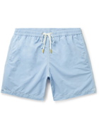 Hartford - Slim-Fit Mid-Length Swim Shorts - Blue