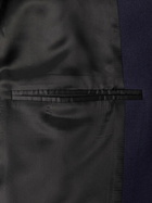 LOEWE - Double-Breasted Wool-Twill Suit Jacket - Blue