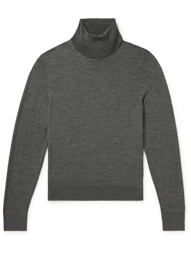 Photo: TOM FORD - Wool Rollneck Sweater - Gray