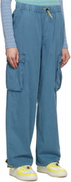 Brain Dead Blue Flap Pocket Trousers