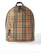 Burberry - Checked Cotton-Blend Backpack