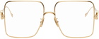 Loewe Gold Square Glasses