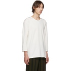 Homme Plisse Issey Miyake White Washi Three-Quarter Sleeve T-Shirt