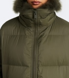 Yves Salomon Shearling-trimmed down jacket
