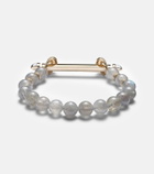 Ananya Chakra 18kt gold bracelet with diamonds and gemstones
