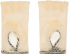 Valentino Garavani Off-White VLogo Signature Biker Gloves
