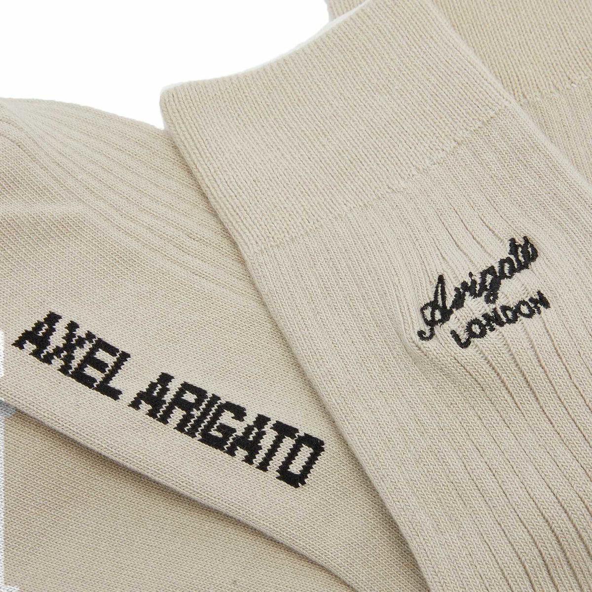 Axel Arigato Men's London Tube Socks in Pale Beige 