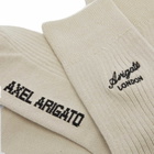 Axel Arigato Men's London Tube Socks in Pale Beige 