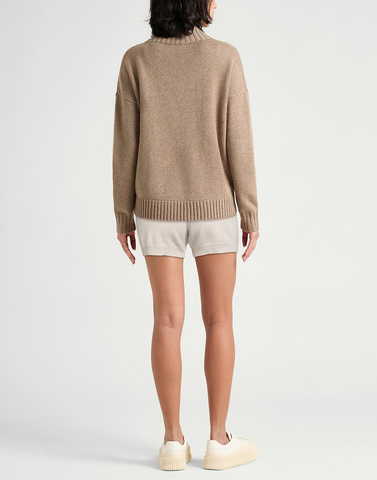 Roberto Collina Womens Shorts & Bermuda Shorts in Light grey