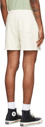 John Elliott Off-White Interval Shorts