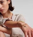 Foundrae Four Heart Clover 18kt gold chain bracelet with diamonds