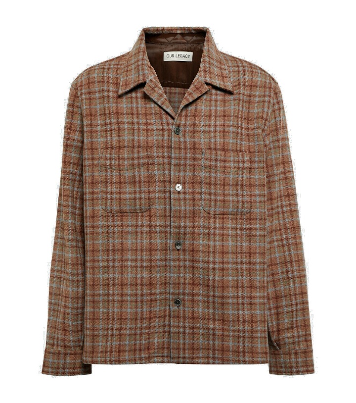 Photo: Our Legacy - Heusen checked wool shirt