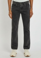7 For All Mankind Modern Straight-leg Denim Jeans Black