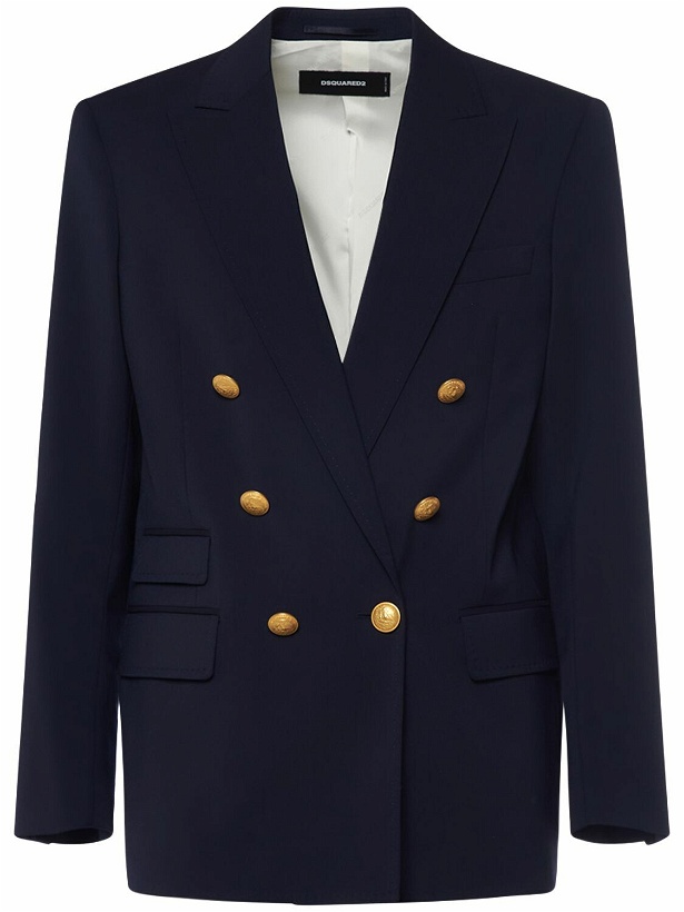 Photo: DSQUARED2 - Double Breasted Wool Blazer