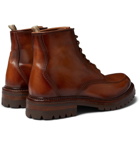 Officine Creative - Manchester Burnished-Leather Boots - Brown