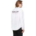 Helmut Lang White Slash Band Shirt