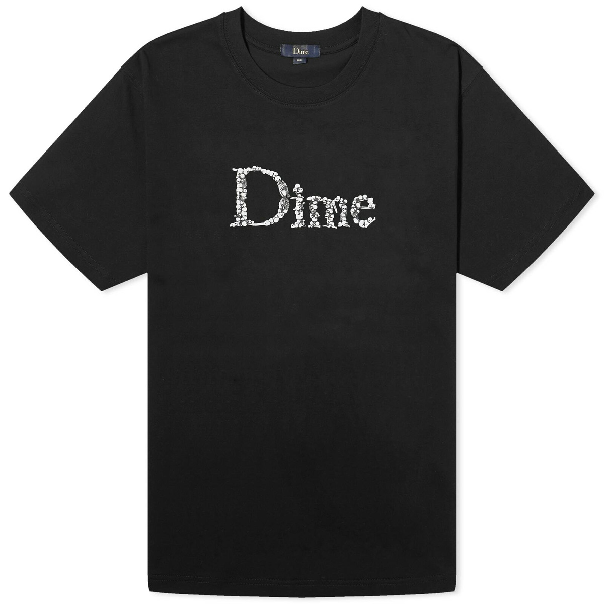 Dime Men's Classic Skull T-Shirt in Black Dime