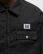 Needles Work Jacket - PE/C Twill Black Mens Bomber Jackets/Overshirt