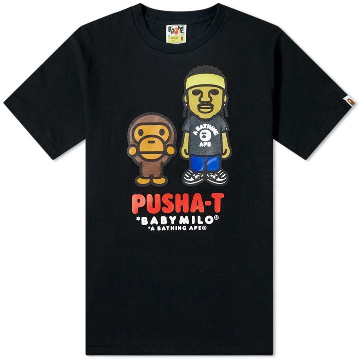 Photo: A Bathing Ape x Pusha-T Baby Milo Tee