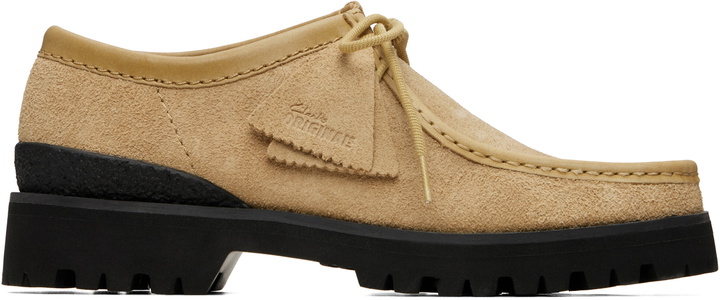Photo: Clarks Originals Beige Walla Yukoner Derbys