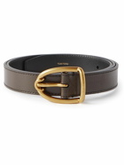 TOM FORD - 3cm Full-Grain Leather Belt - Brown