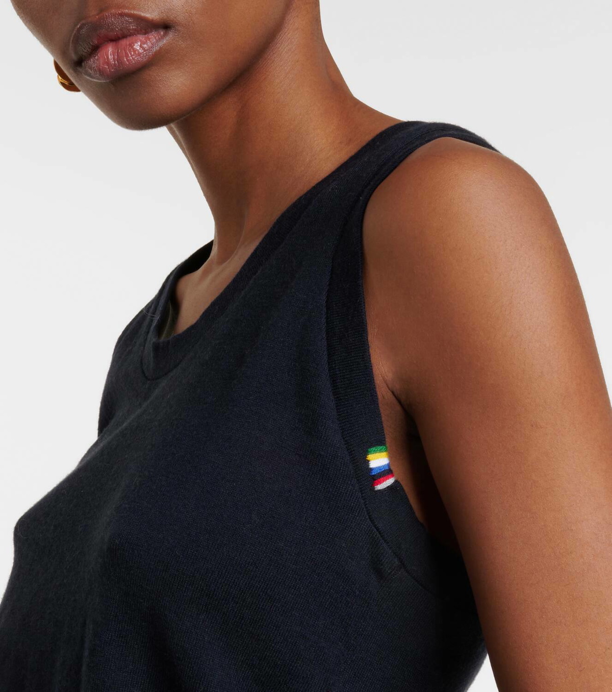 Extreme Cashmere N°270 Vest cotton and cashmere tank top