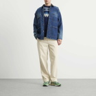 Howlin by Morrison Men's Howlin' Magician In The Mountain Fair Isle Jumper in Magic Blue