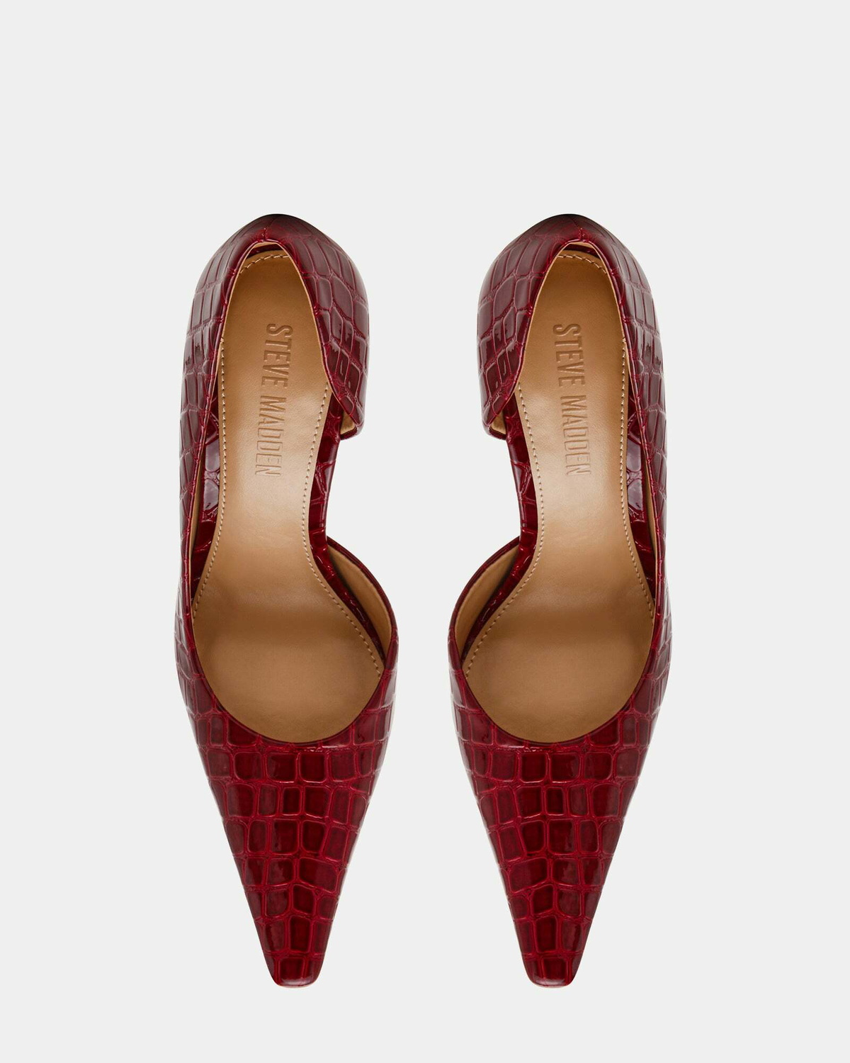 Steve Madden Elegantt Heels in Red Exotic