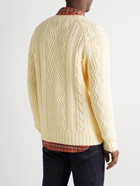 NN07 - Cooper Cable-Knit Wool Sweater - Neutrals