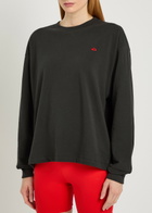 Spence Logo-embroidered Piqué Cotton Racquet T-shirt Black