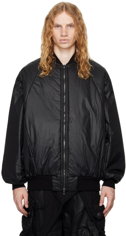 Julius Black Sukajan Reversible Bomber Jacket Julius 